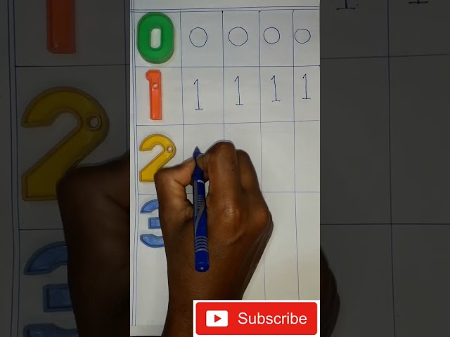 0123 Number Counting | Counting Number for kids | #shorts #viralshorts #youtubeshorts #viral #short