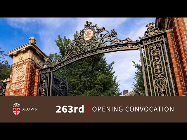 263rd Opening Convocation