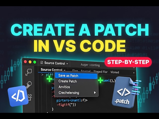 How to create a patch VS Code (Composer, Drupal example)