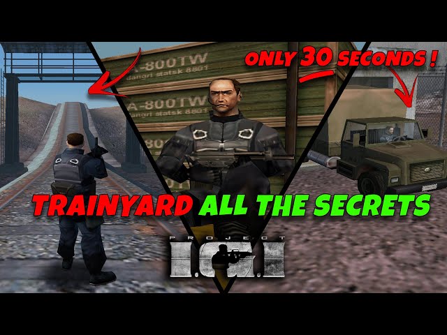 Project IGI All the Secrets in Trainyard - All in One Glitches, Experiments, Fun Facts in Mission 1