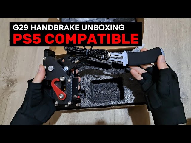 Unboxing Handbrake for Logitech G29 – Works Perfectly on PS5!