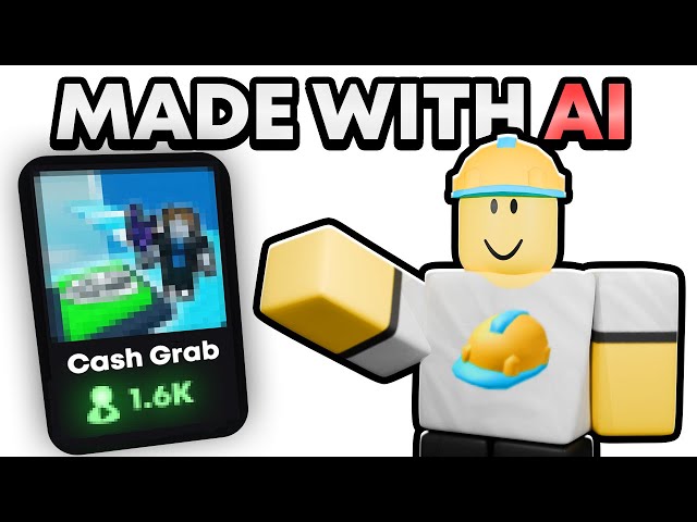 I made a Roblox Cash Grab with AI