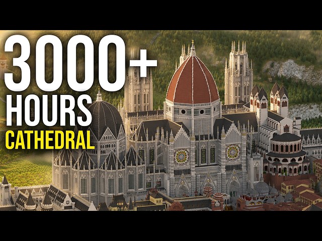 3000+ Hours SURVIVAL-Cathedral [Minecraft Timelapse]