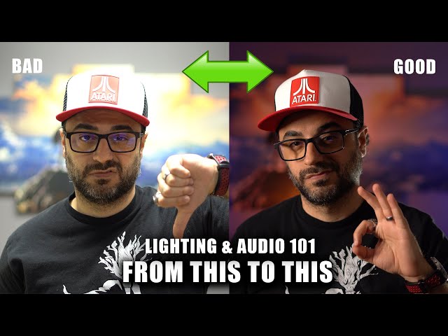 Step by Step - Professional Lighting and Audio For Your Videos (Beginners Guide)