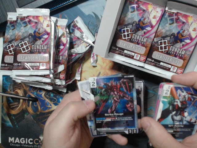 1st Edition Gundam Card Game Newtype Rising Box Opening