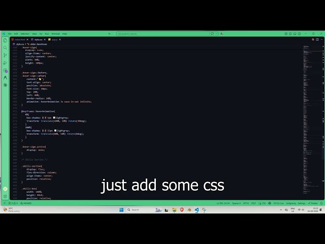 html is so boring just add some css