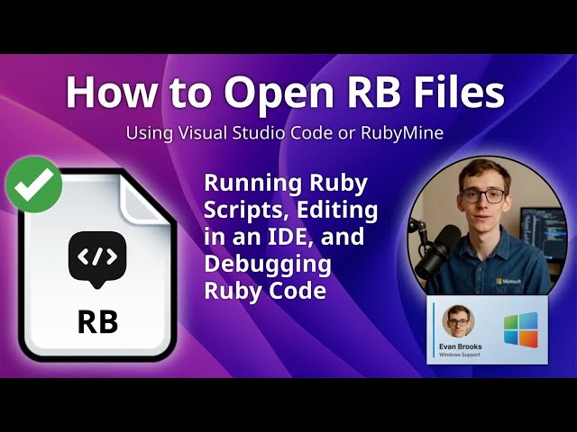 How to Open RB Files (Visual Studio Code or RubyMine)