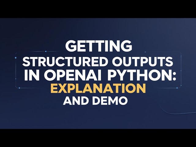 OpenAI API Structured Output Guide — Default vs Pydantic
