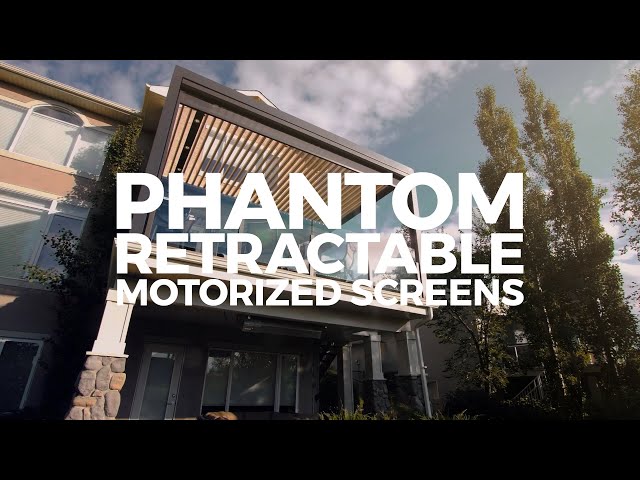 Phantom Retractable Motorized Screens