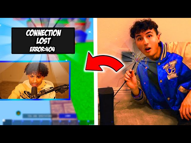 Unplugging The WI-FI PRANK on Foltyn...(Roblox BedWars)