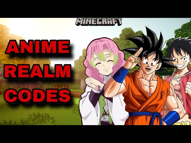 *NEW* BEST ANIME REALM CODES FOR MINECRAFT BEDROCK EDITION!