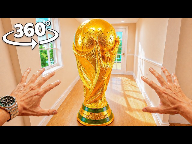 World Cup BROKE Into YOUR HOUSE, RUN NOW! (VR 360° 4K Video)