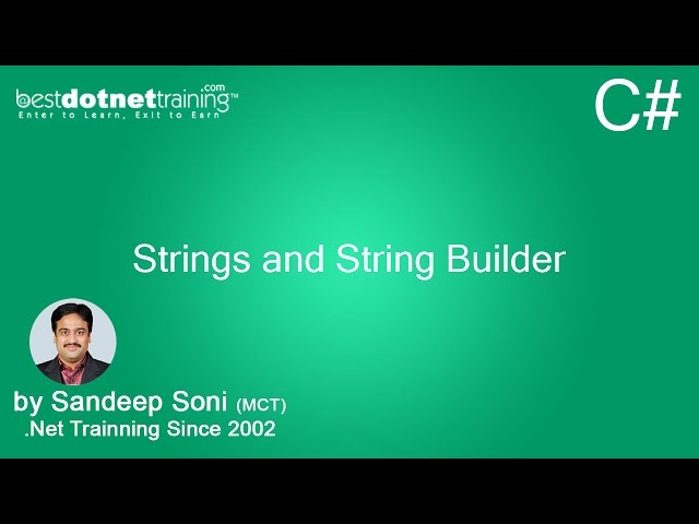 C# String Builder - String and String Builder - 4