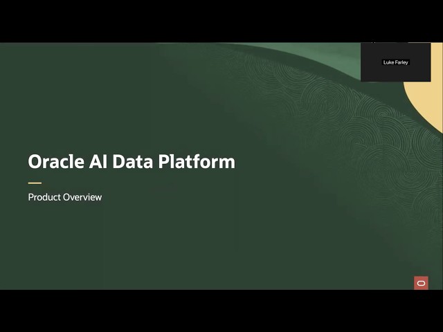 Oracle AI Data Platform: Lakehouse, Analytics, and Agentic AI Demo