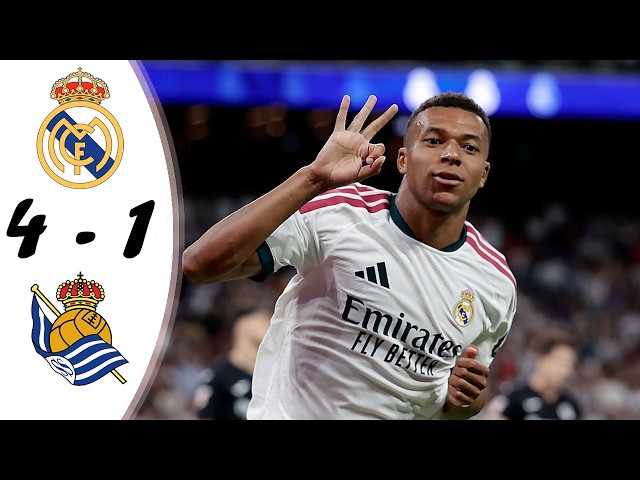 MBAPPÉ HAT-TRICK 🔥 Real Madrid vs Real Sociedad Highlights & All Goals 2026