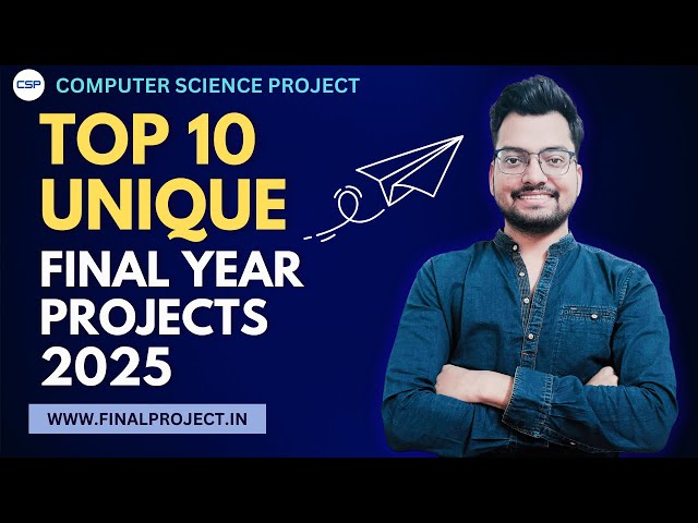 Computer Science Projects 2026 | Final Year Projects in Computer Science