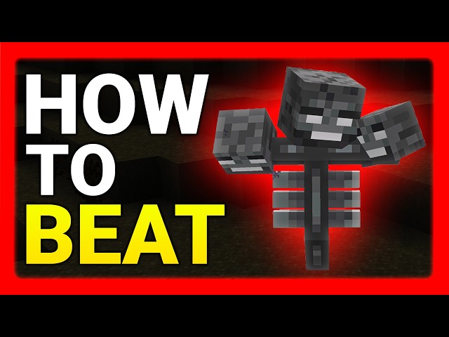 HOW TO BEAT THE WITHER IN MINECRAFT JAVA!