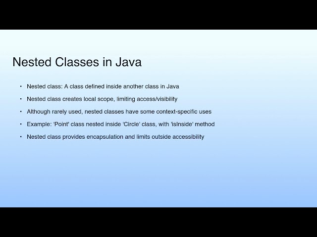 Medium Summary | Lecture 11:Java Static Scope Rule