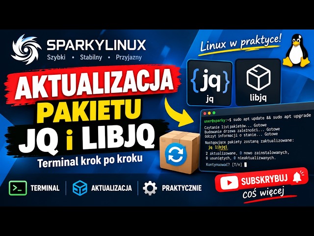 Aktualizacja JQ i libjq w Sparky Linux 🐧