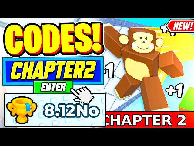 ⚠️New⚠️ ALL WORKING CHAPTER 2 UPDATE CODES For +1 Speed Monkey Escape - Roblox 1 Speed Monkey Escape
