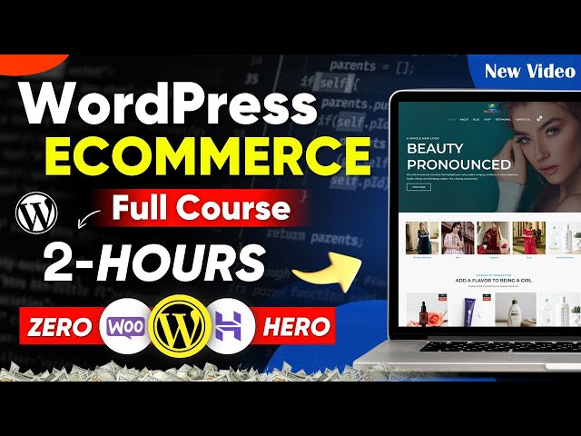 eCommerce Website Tutorial 2026 | Make a WordPress eCommerce Website in Minutes