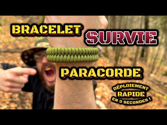 QUICK-DEPLOY PARACORD SURVIVAL BRACELET! (Tutorial)