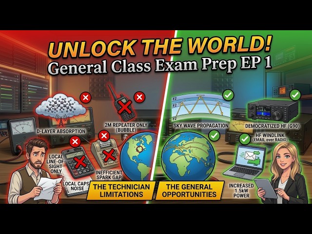 Ham Radio General Class Exam Prep: Ep 1 – History of HF & General Privileges Explained