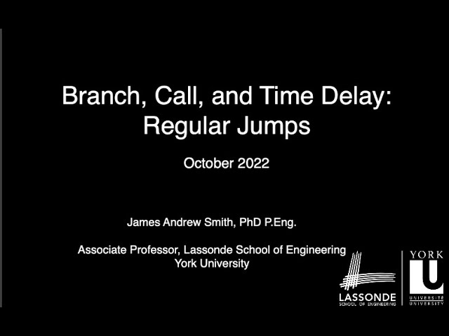 Branch, Call, and Time Delay: Regular Jumps
