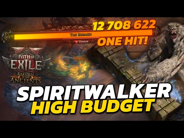 The Monkey is literally ONESHOTTING BOSSES! - Spiritwalker Endgame Build
