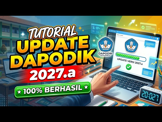 TUTORIAL UPDATE DAPODIK 2027 a 100% BERHASIL