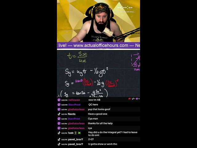 FREE Math/Science Tutoring with Actual Education: Office Hours !submit !cal !discord