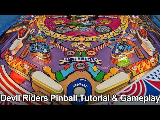 Devil Riders Pinball Tutorial (Zaccaria 1984)