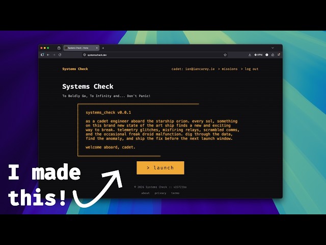 Announcing systemscheck.dev