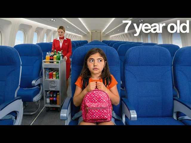 Flying without Mom For First Time!