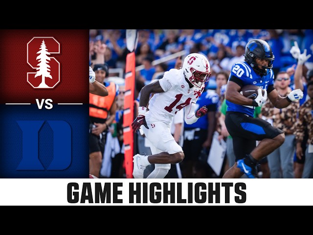 Stanford vs. Duke Game Highlights | 2026 ACC Football