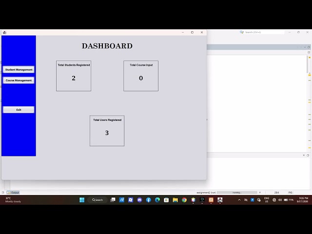 Student Management Systems - Java GUI