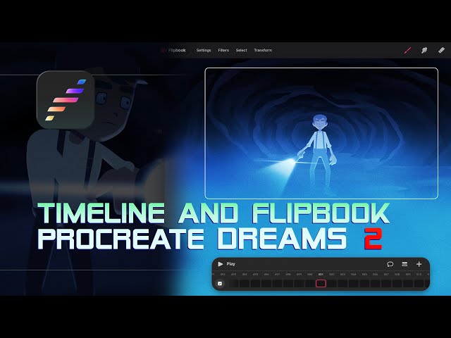 Timeline and Flipbook Procreate Dreams 2 by @enrirdf