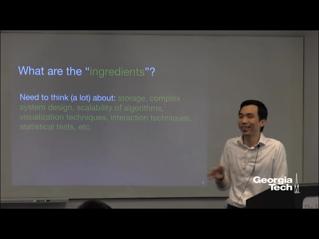 Polo Chau | Georgia Institute of Technology | Visual Data Analytics: A Short Tutorial