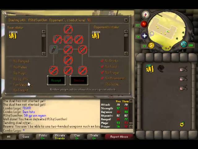 Staking like a baws 07 scape BARRE BARRE [OsRs]