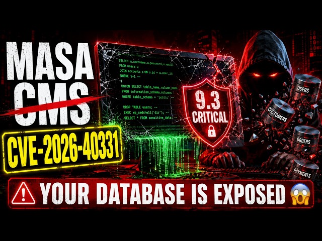 CVE-2026-40331: Critical Masa CMS SQL Injection Exploit