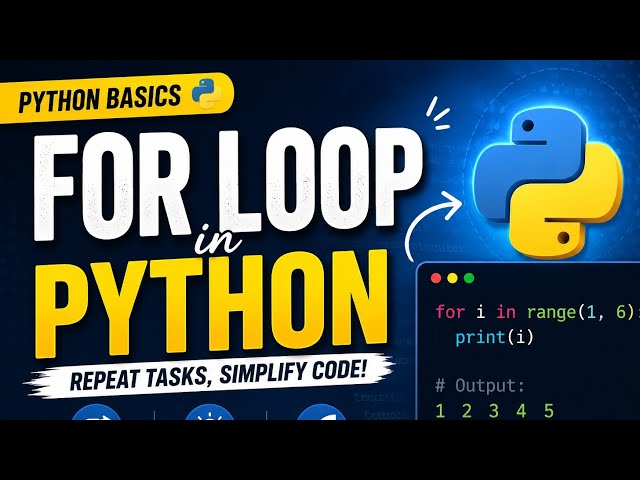 Topic:16 Python For Loop Explained | Python Tutorial for Beginners | Urdu