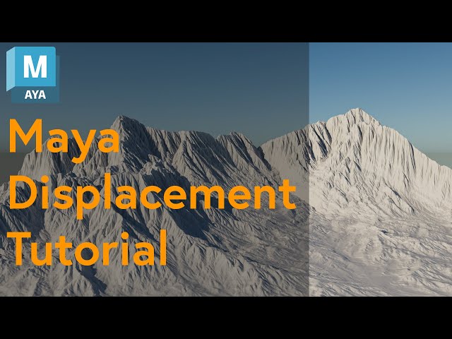 How To Use Displacement With Your 3D - Maya Tutorial