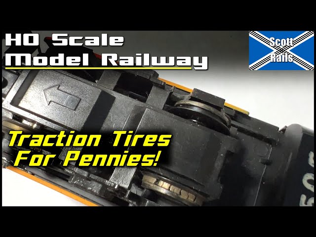 Making Traction Tires/Tyres For Old HO/OO Scale Locos For Almost Free