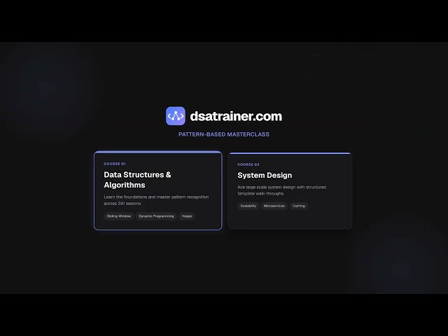 DSA Trainer Launch: Guided LeetCode Practice for Beginners