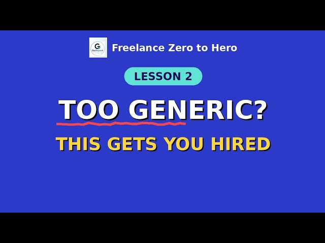 Freelancing for Beginners: Find Your Niche in 10 Minutes (Lesson 2/50) #freelancing