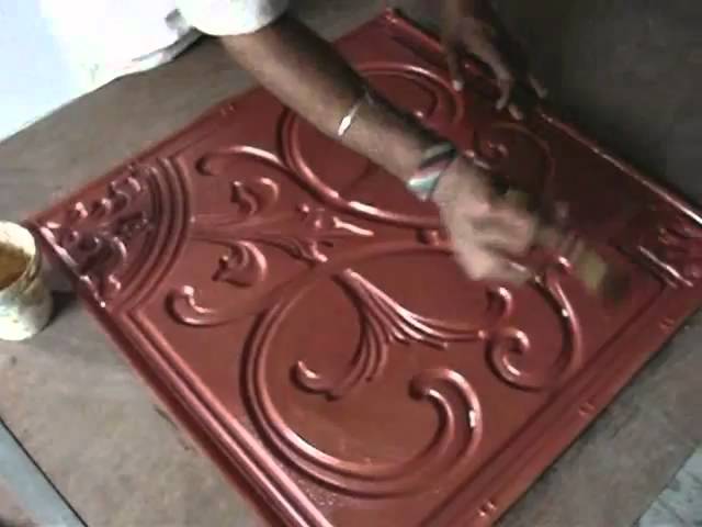 Installation of Glue On PVC 24"x24" 2'x2' Ceiling Tiles