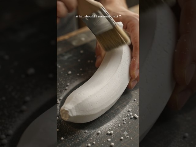Making Banana from styroform #shorts #viralshort