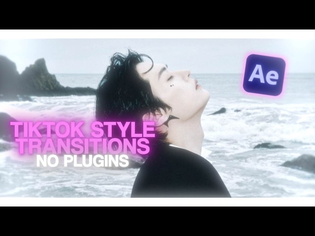 No Plugins TikTok Style Transitions || After Effects Tutorial