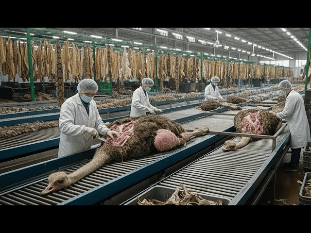 Inside the Ostrich Leather Factory — How Luxury Exotic Leather Products Are Made!