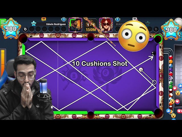 10 Cushions Shot In Venice Table with Archangel Cue LEVEL MAX - ITzBILALgaming - 8 ball pool